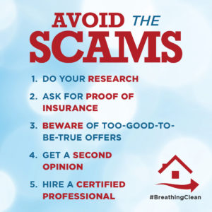 avoid hvac cleaning scams