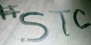 dirt and dust accumulated in the air ducts of this HVAC system