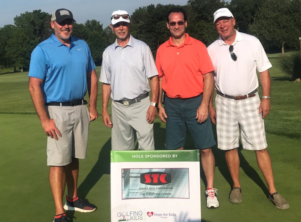 Service Tech Team at Golf Outing