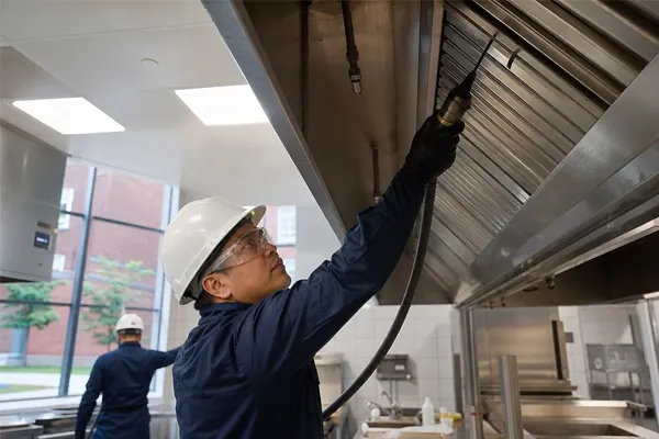 How Should University Campuses Handle Commercial Kitchen Hood Cleaning?