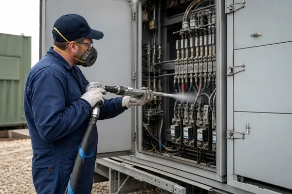Is Dry Ice Blasting Safe for Electrical Equipment?