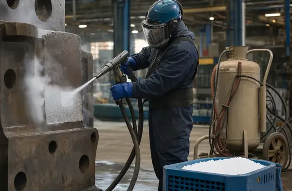 Dry Ice Blasting vs Sandblasting: Which Method Is Right for Your Facility?